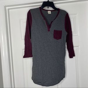 Raglan Henley Top